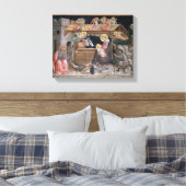 Nativiteit, detail van de levensduur van de maagd  canvas afdruk (Insitu (Slaapkamer))