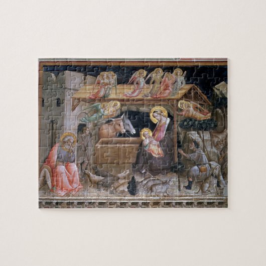 Nativiteit, detail van de levensduur van de maagd  legpuzzel (Horizontaal)