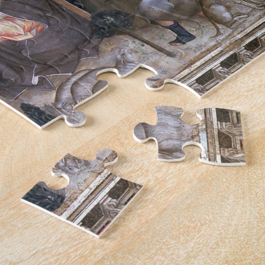 Nativiteit, detail van de levensduur van de maagd  legpuzzel (Zijkant)