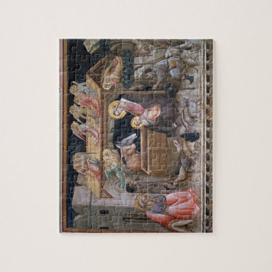 Nativiteit, detail van de levensduur van de maagd  legpuzzel (Verticaal)