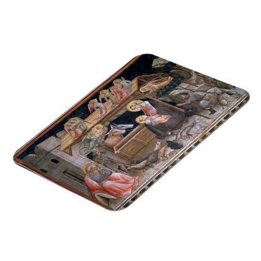 Nativiteit, detail van de levensduur van de maagd  magneet (Linkerzijde)