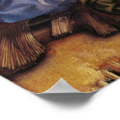 Nativiteit, detail van drie engelen, c.1425 poster (Hoek)
