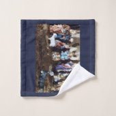 Nativiteit Dierlijke kerstkeukenset Bad Handdoek (Wasdoekje)