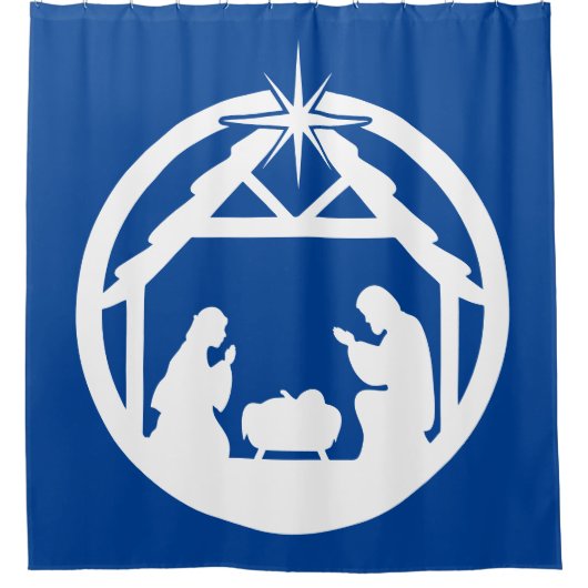 Nativiteit Douchegordijn (Voorkant)