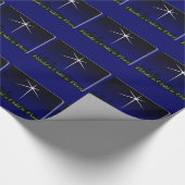 Nativiteit een kind wordt geboren cadeaupapier (Hoek)