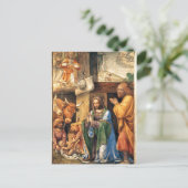 Nativiteit en bekendmaking aan de herders briefkaart (Staand voorkant)