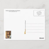 Nativiteit en bekendmaking aan de herders briefkaart (Achterkant)