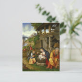 Nativiteit en Child Angels c1515 Briefkaart (Staand voorkant)