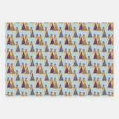 Nativiteit en drie Mannen Inpakpapier Vel (Voorkant)