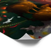 Nativiteit en kerk - De geboorte van Christus Poster (Hoek)