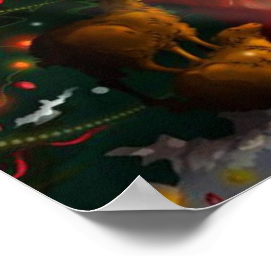 Nativiteit en kerk - De geboorte van Christus Poster (Hoek)