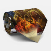 Nativiteit en kerk - De geboorte van Christus Stropdas (Opgerold)