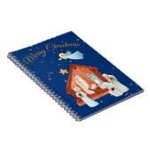 Nativiteit en sterren notitieboek (Rechterzijde)