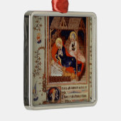 Nativiteit en visering van de herders metalen ornament (Rechts)