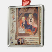 Nativiteit en visering van de herders metalen ornament (Links)