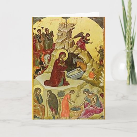 Nativiteit Feestdagen Kaart (Voorkant)