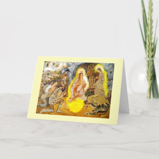 Nativiteit Feestdagen Kaart (Voorkant)