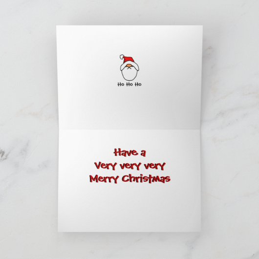 Nativiteit Feestdagen Kaart (Binnen)