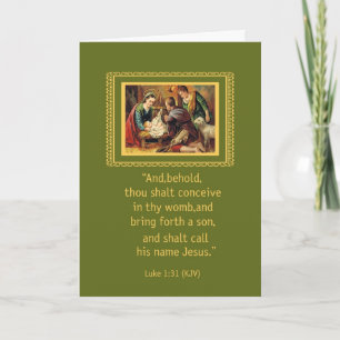 Nativiteit Feestdagen Kaart