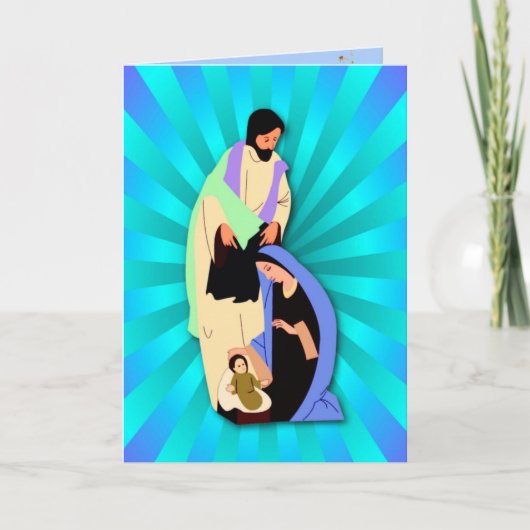 Nativiteit Feestdagen Kaart (Voorkant)