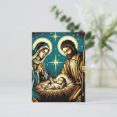 Nativiteit Feestdagenkaart (Staand voorkant)