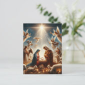 Nativiteit Feestdagenkaart (Staand voorkant)