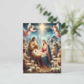 Nativiteit Feestdagenkaart (Staand voorkant)