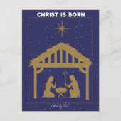 Nativiteit Feestdagenkaart (Voorkant)