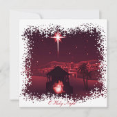 Nativiteit Feestdagenkaart (Voorkant)