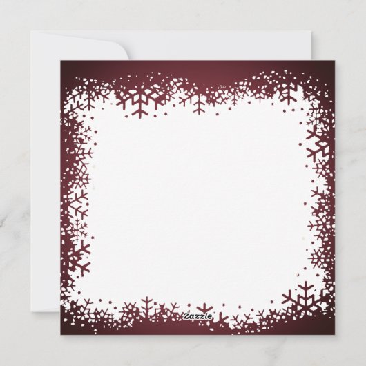 Nativiteit Feestdagenkaart (Achterkant)