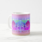 Nativiteit "Feliz Navidad" Koffiemok (Voorkant links)