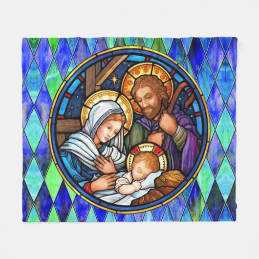 Nativiteit Fleece Blanket (Voorkant (Horizontaal))