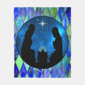 Nativiteit Fleece Deken (Voorkant)