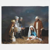 NATIVITEIT FLEECE DEKEN (Voorkant (Horizontaal))