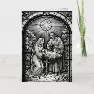 Nativiteit Folie Feestdagenkaart