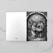 Nativiteit Folie Feestdagenkaart (Buiten Laag)