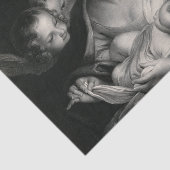 Nativiteit geboorte van Jezus Christus Angels Maag Tissuepapier (Detail)