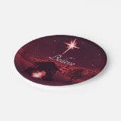 Nativiteit gelooft papieren bordje (Gekanteld)