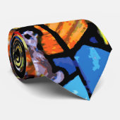 Nativiteit Glas in lood Kerstmis Stropdas (Opgerold)