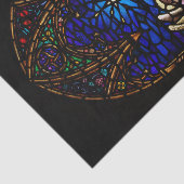 Nativiteit Glas in lood St Barnabas Kerstmis Tissuepapier (Detail)