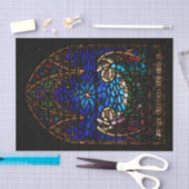 Nativiteit Glas in lood St Barnabas Kerstmis Tissuepapier (Craft)