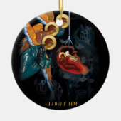 Nativiteit - Grieks-orthodoxe kerstversiering Keramisch Ornament (Voorkant)