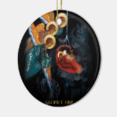 Nativiteit - Grieks-orthodoxe kerstversiering Keramisch Ornament (Links)