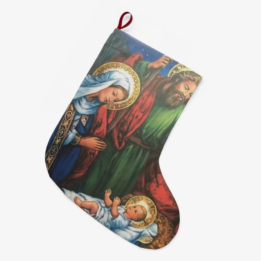 Nativiteit Grote Kerstsok (Voorkant (Hangend))