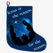 Nativiteit grote kerstvoorraad grote kerstsok (Voorkant)