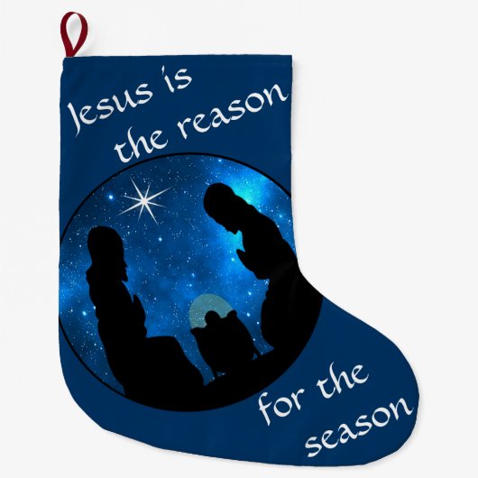 Nativiteit grote kerstvoorraad grote kerstsok (Voorkant)