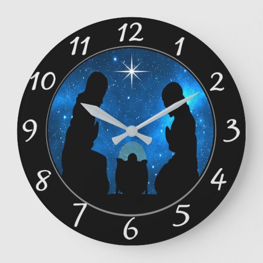 Nativiteit grote klok (Voorkant)