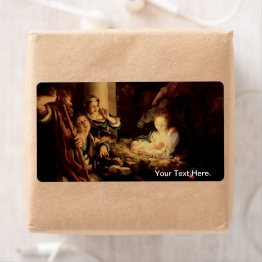 Nativiteit - Heilige nacht - Correggio - Renaissan Etiket (Insitu)