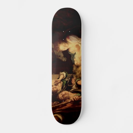 Nativiteit - Heilige nacht - Correggio - Renaissan Skateboard (Voorkant)