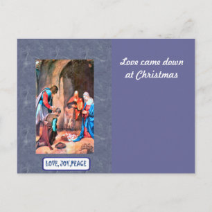 Nativiteit in Bethlehem Feestdagenkaart